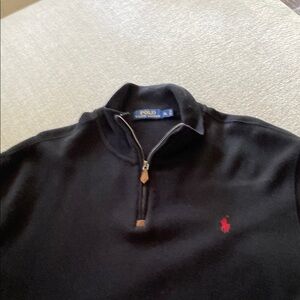 Ralph Lauren Black Pullover with Blue Label